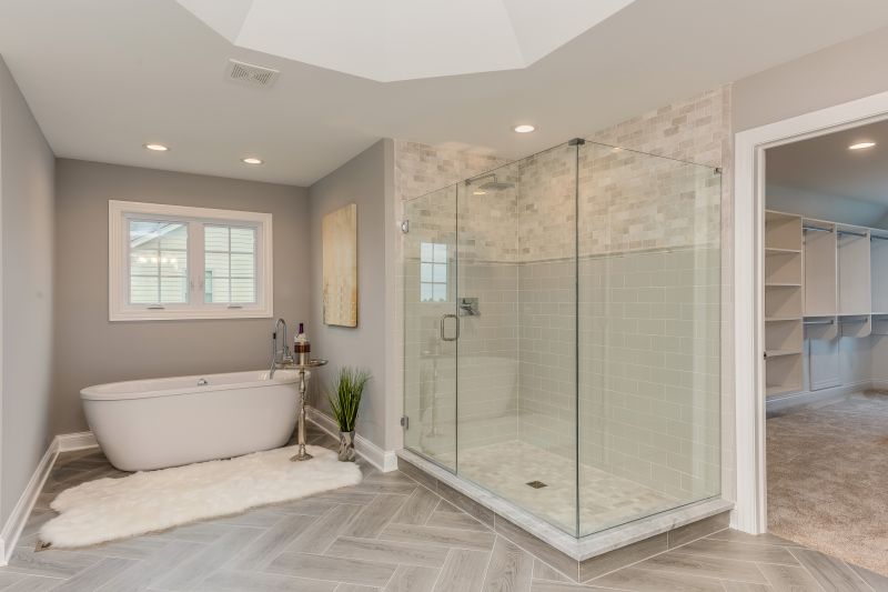 Wide Shower Areas